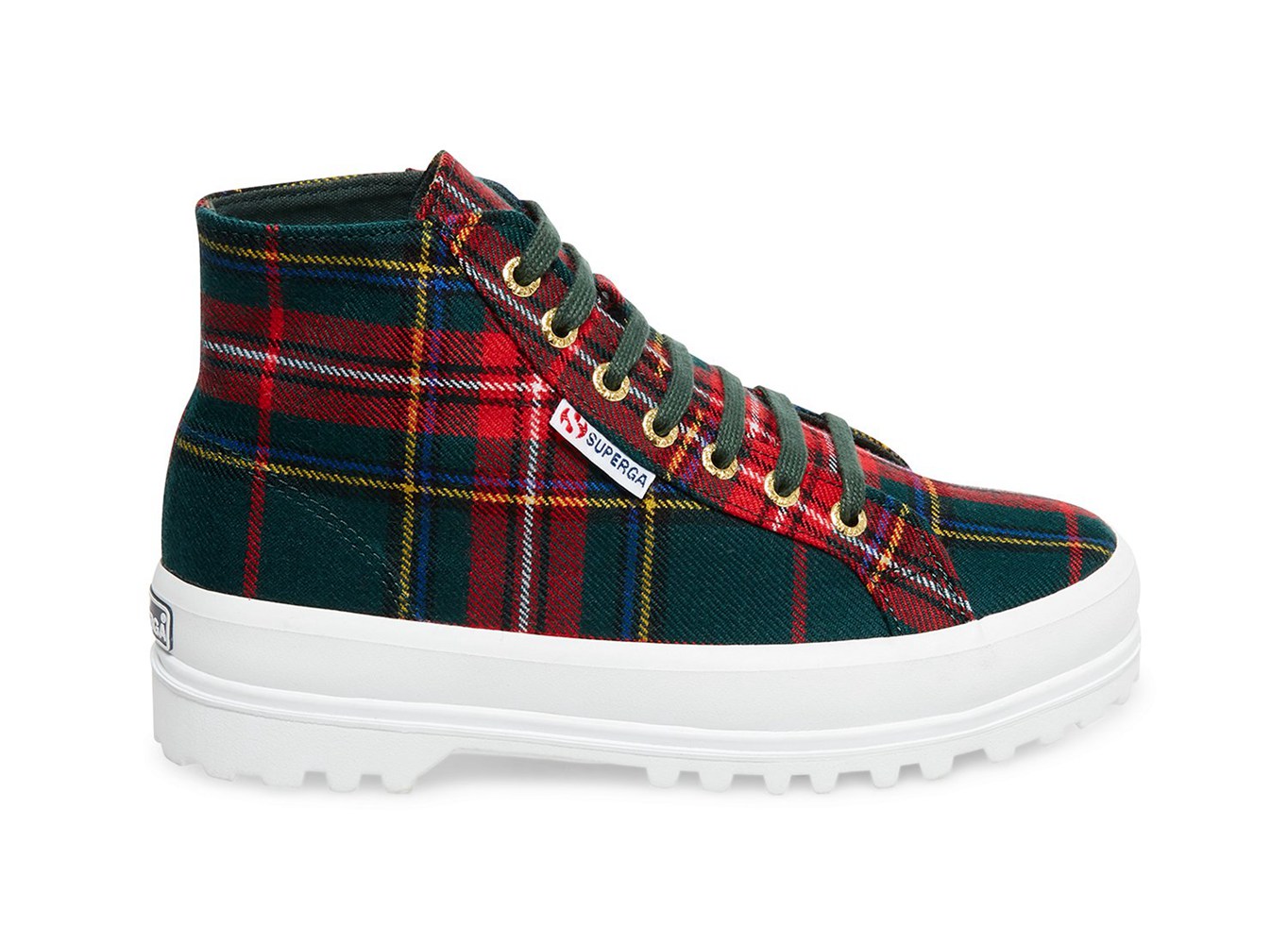 Botas Superga Mujer Multicolor - 2341 Cotw Plaid - 294563AXN